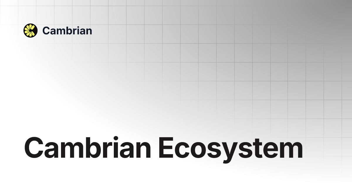 Ecosystem Bridging: The Cambrian and the Chip Wars